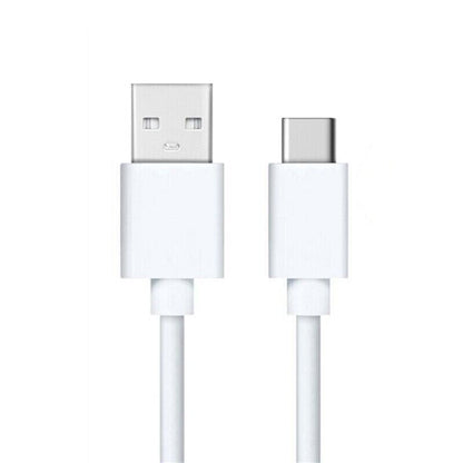 USB-C to USB-A White Charging & Data Cable (3FT, 1M)